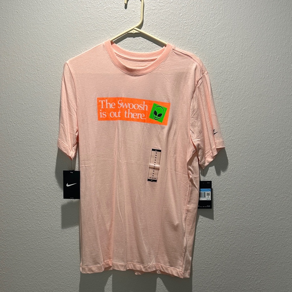 Nike Light Pink Swoosh Graphic Tee